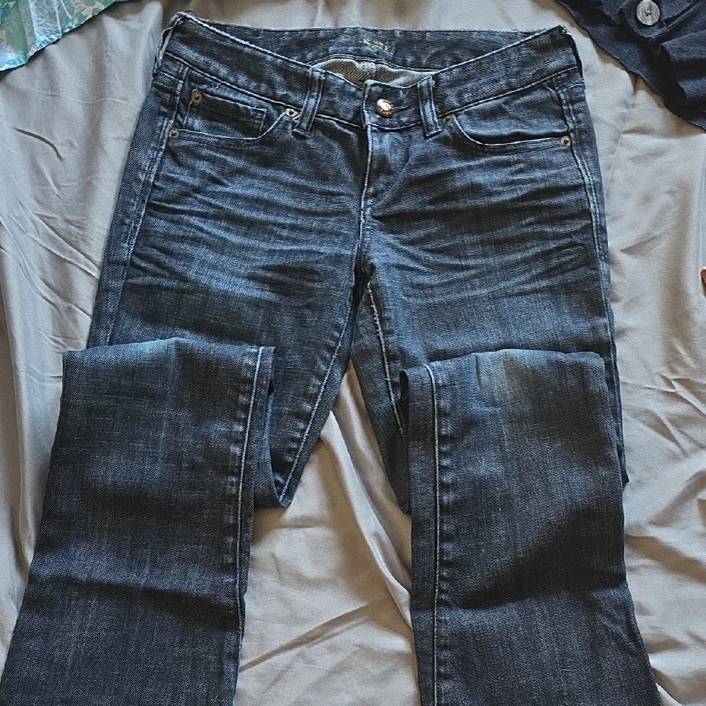 Express Dark Blue Boot Cut Jeans